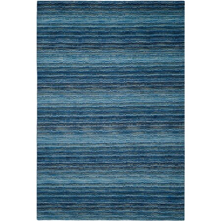 Safavieh Himalaya Hand Loomed Rectangle RugBlue & Multi Color 9 x 12 ft. HIM707A-9